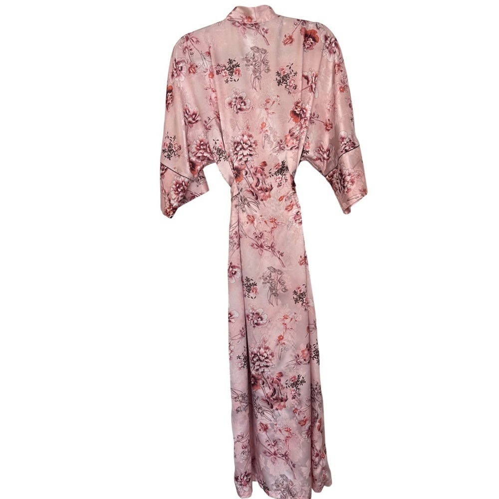 Jones New York Pink Floral Women's Robe Size Medium - Picture 2 of 6